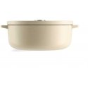KitchenAid garnek żeliwny ovalny 5.6L Almond Creamy KitchenAid garnek żeliwny ovalny 5.6L Almond Creamy