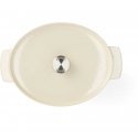 KitchenAid garnek żeliwny ovalny 5.6L Almond Creamy KitchenAid garnek żeliwny ovalny 5.6L Almond Creamy