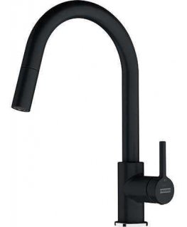Sink faucet Franke Lina, with pull-out shower, Onyx