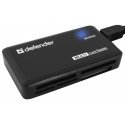 Defender Картридер OPTIMUS USB 2.0, универс. черный kortinlukija Sisäinen musta Defender Картридер OPTIMUS USB 2.0, универс. черный kortinlukija Sisäinen musta