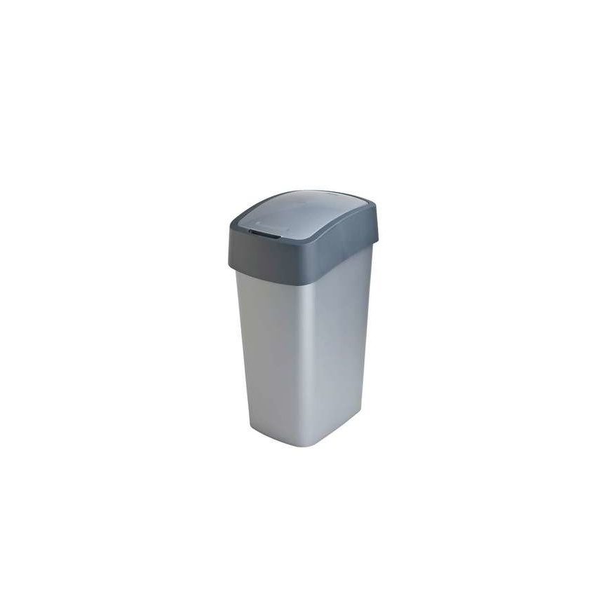 Curver Flip Bin 50 L Rectangular Graphite, Silver
