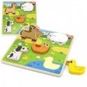 Viga wooden puzzle farm 18M+ 44662 Viga wooden puzzle farm 18M+ 44662