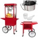 Royal Catering Mobile popcorn machine with trolley on wheels