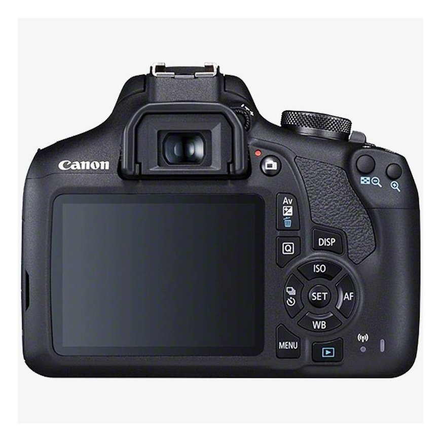 Canon EOS 2000D + EF-S 18-55mm f/3.5-5.6 IS II + EF 75-300mm f/4-5.6 III SLR Camera Kit 24.1 MP CMOS – 2