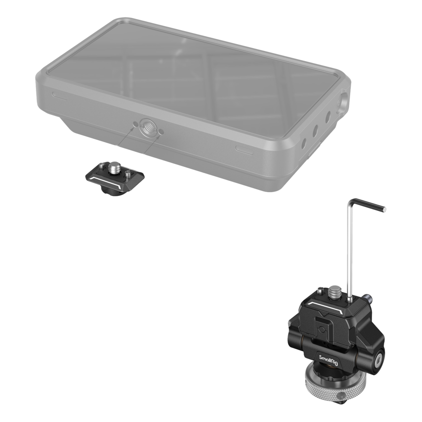 SmallRig 3514 Drop-in HawkLock Mini Quick Release Monitor Mount with Cold Shoe – 3