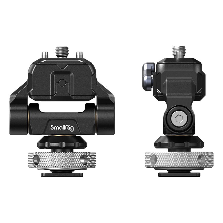 SmallRig 3514 Drop-in HawkLock Mini Quick Release Monitor Mount with Cold Shoe – 4