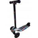 Cosmolino Tricycle balance scooter with luminous wheels, black color
