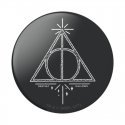 PopSockets Harry Potter - Deathly Hallows Pasīvais turētājs Mobilais tālrunis/viedtālrunis Melns, Ba