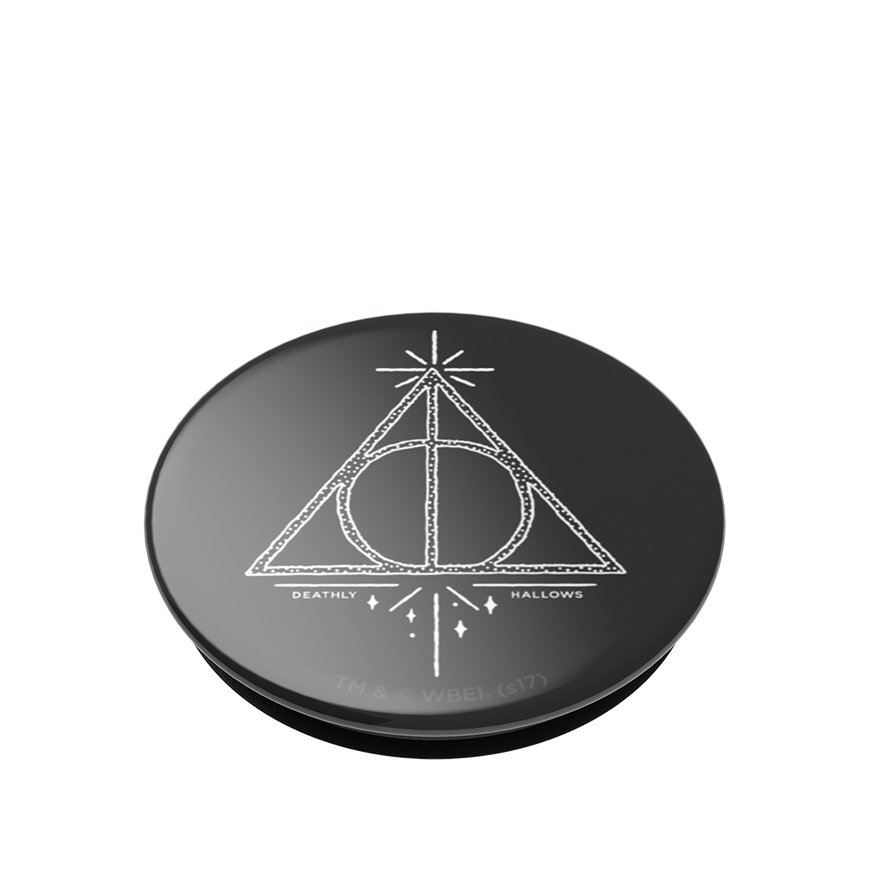 PopSockets Harry Potter - Deathly Hallows Passiiviteline Matkapuhelin/älypuhelin musta, Valkoinen – 3