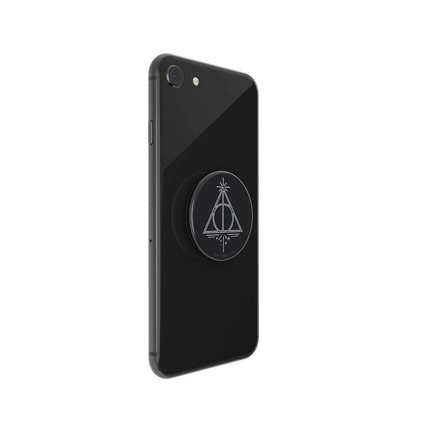 PopSockets Harry Potter - Deathly Hallows Passiivne hoidja Mobiiltelefon/nutitelefon Must, Valge – 4