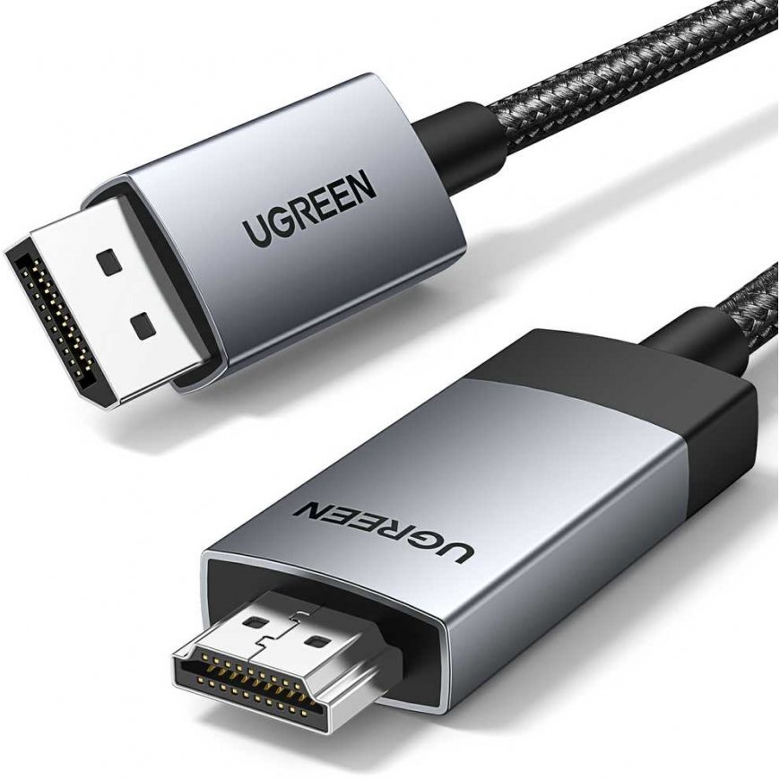 Ugreen DisplayPort ir HDMI 4K 60Hz kabelis 2 m - pilkas – 2