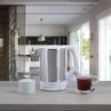 Clatronic WKS 3692 elektriskās tējkanna 1,5 L 2200 W Nerūsējošs tērauds, Balts