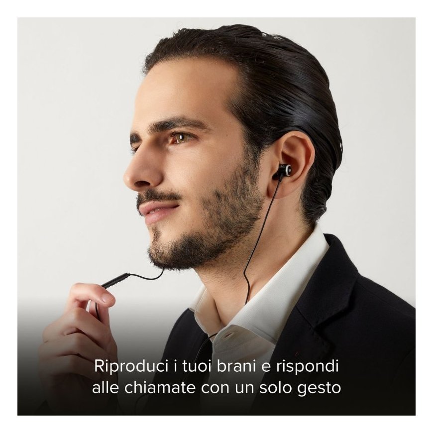 SBS TEEARTYCK austiņas un brīvroku komplekts Vadu Ausīs Zvani / mūzika USB Veids-C Melns – 4