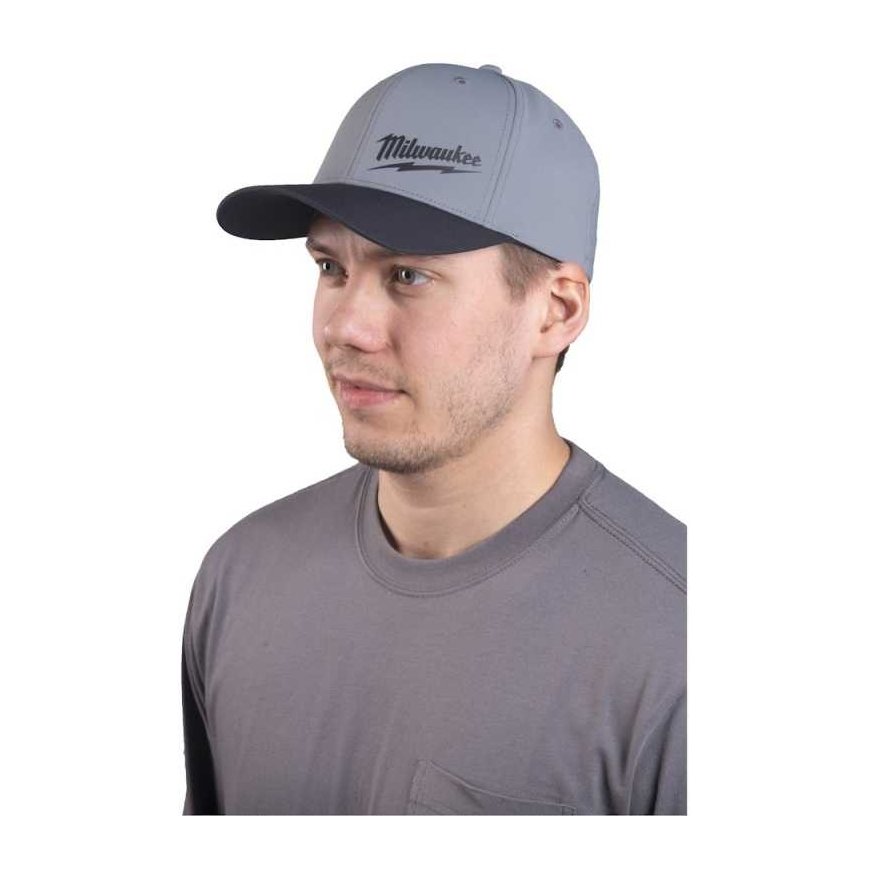 Milwaukee Accessories Kepurė su snapeliu MILWAUKEE Performance, tamsiai pilka S / M – 3