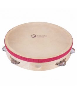 Classic World Klasikinis pasaulis Edu muzikos instrumentas Tambourine 25 cm