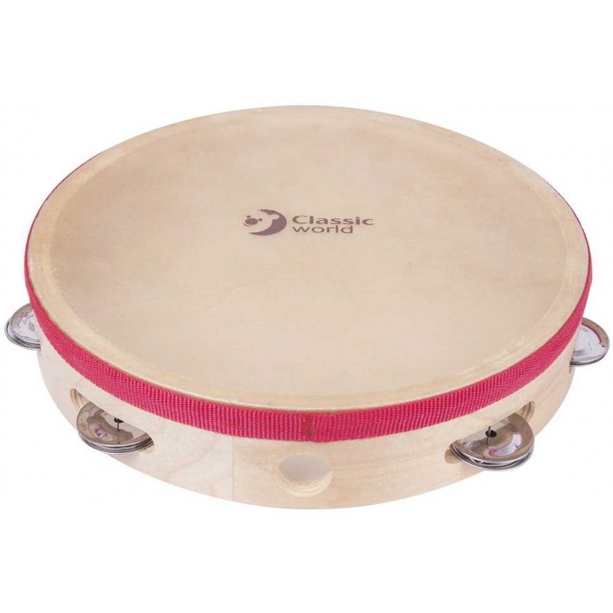 Classic World Classic World Edu musical instrument Tambourine 25 cm – 2