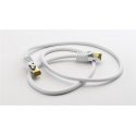 Goobay RJ45 Patch Cord CAT 6A S/FTP (PiMF), 500 MHz, with CAT 7 Raw Cable, white, 7.5m