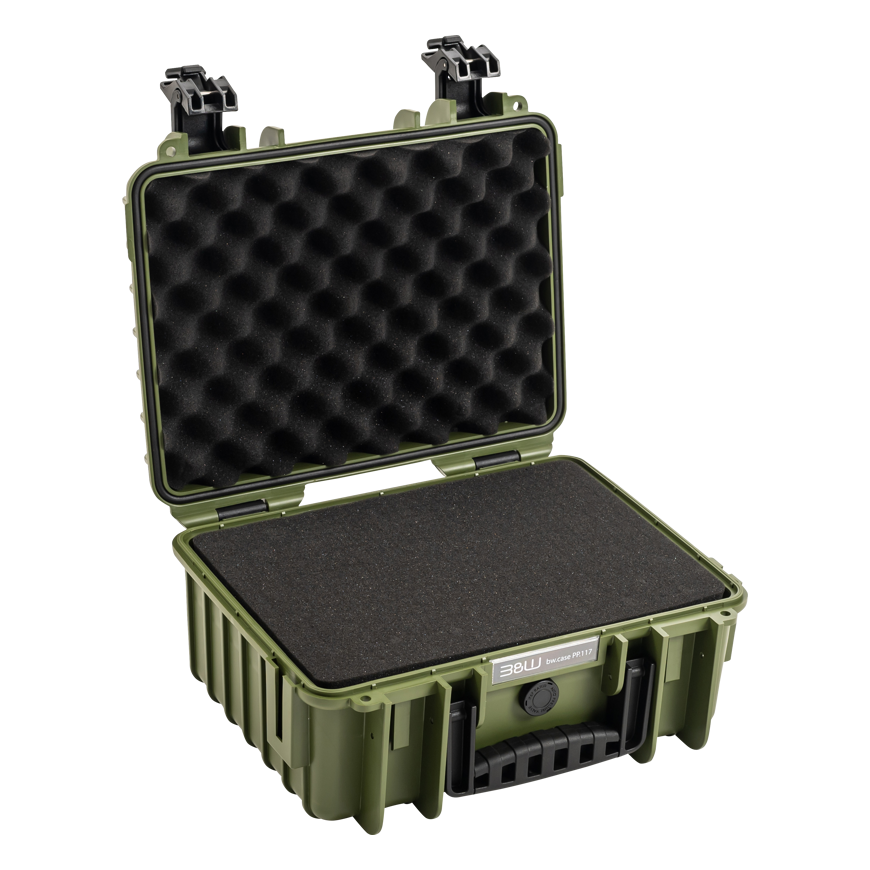 BW Outdoor Cases Type 3000 / Bronze green (pre-cut foam)