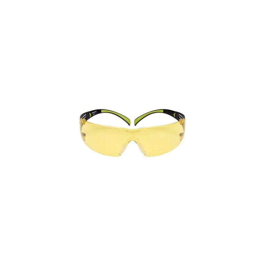 3M 7100078986 turvaprillid Kaitseprillid Plast Must, Roheline