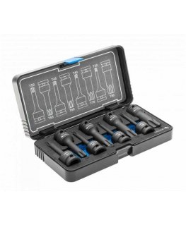Smūginių sukimo antgalių rinkinys Hogert HT6R002 1/2'' 8 vnt.