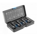Smūginių sukimo antgalių rinkinys Hogert HT6R002 1/2'' 8 vnt. Smūginių sukimo antgalių rinkinys Hogert HT6R002 1/2'' 8 vnt.