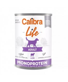 CALIBRA Life Adult Monoprotein lamb - wet dog food - 0.4kg