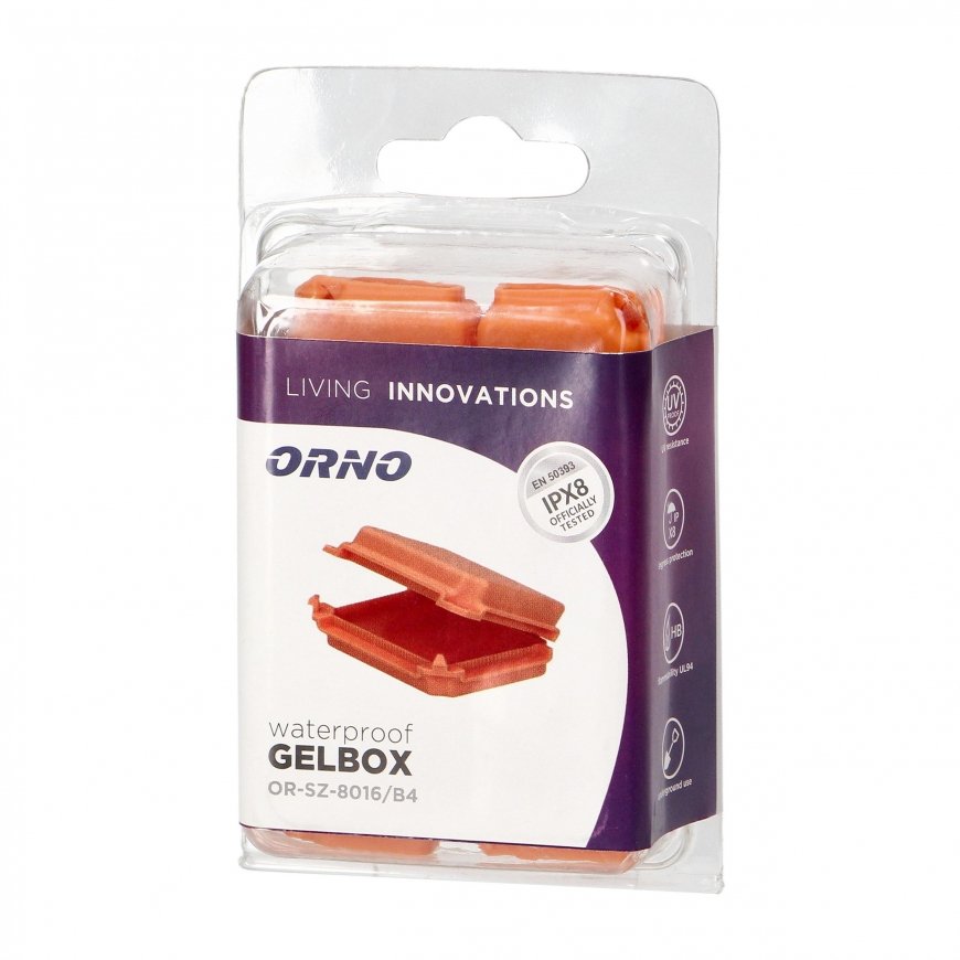 Orno Gelio skardinė IP x8, maža, lizdinė plokštelė, 4 vnt. – 2