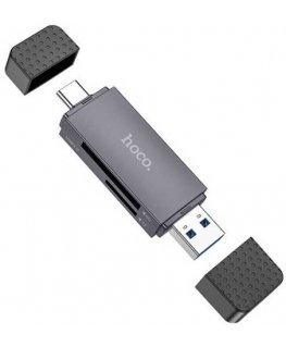 Memory card reader HOCO HB45: SD, TF, USB-A, USB-C