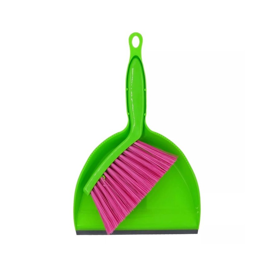 Scrubbing Scoop with Brush Mini Green|Pink