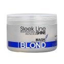 Stapiz Sleek Line Blond Mask su šilko kaukė šviesiems plaukams suteikia platininį atspalvį 250ml Stapiz Sleek Line Blond Mask su šilko kaukė šviesiems plaukams suteikia platininį atspalvį 250ml