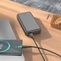 Išorinė baterija Power Bank Hoco J100A 2xUSB-A 20000mAh juodas Išorinė baterija Power Bank Hoco J100A 2xUSB-A 20000mAh juodas