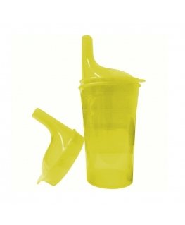 Safety cup to eat and drink Yellow