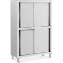Royal Catering Spinta gastronomiczna magazynowa ze stali nierdzewnej drzwi suwane 120 kg 120 x 50 x 180 cm Royal Catering Spinta gastronomiczna magazynowa ze stali nierdzewnej drzwi suwane 120 kg 120 x 50 x 180 cm