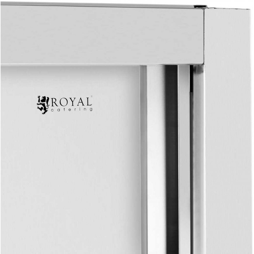 Royal Catering Spinta gastronomiczna magazynowa ze stali nazdzo drzwi suwane 120 kg 120 x 50 x 180 cm – 3