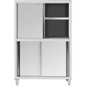 Royal Catering Spinta gastronomiczna magazynowa ze stali nierdzewnej drzwi suwane 120 kg 120 x 50 x 180 cm Royal Catering Spinta gastronomiczna magazynowa ze stali nierdzewnej drzwi suwane 120 kg 120 x 50 x 180 cm
