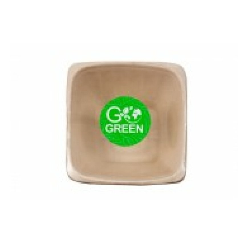 Compostable sugar cane bowls 1300ml square 5 pcs|0,16kg