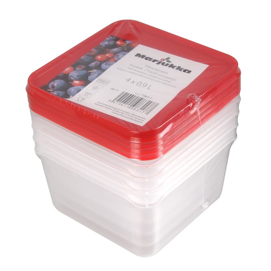 Compostable sugar cane bowls 1300ml square 5 pcs|0,16kg – 2