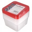 Compostable sugar cane bowls 1300ml square 5 pcs|0,16kg Compostable sugar cane bowls 1300ml square 5 pcs|0,16kg