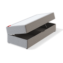 Sleepwell RED BOX-MATTRESS WITH STORAGE SPACE / 90x56x200 / medium / MANGO Dark Grey (18746) Sleepwell RED BOX-MATTRESS WITH STORAGE SPACE / 90x56x200 / medium / MANGO Dark Grey (18746)