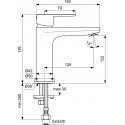 Praustuvo maišytuvas Ideal Standard Cerafine O, H120 be dugno vožtuvo Praustuvo maišytuvas Ideal Standard Cerafine O, H120 be dugno vožtuvo