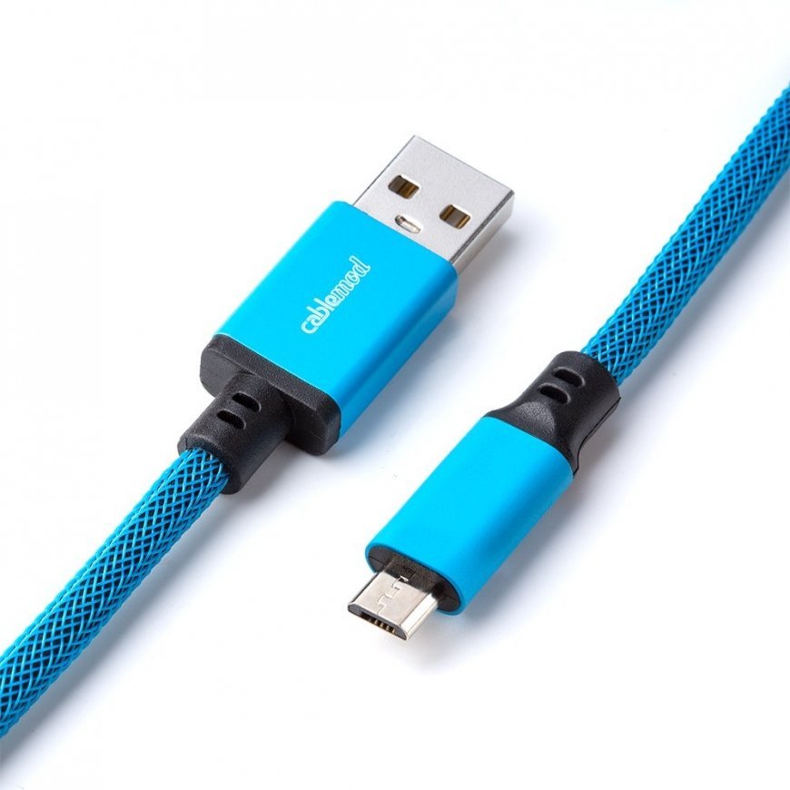Cablemod CM-PKCA-CWAW-OW150OW-R USB cable 1.5 m USB A Micro-USB B Blue – 3