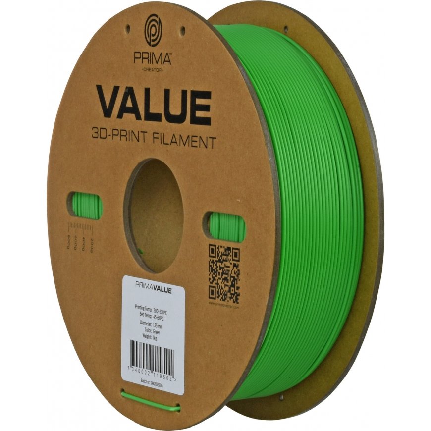 PrimaValue ABS filament for 3D printer, 1.75 mm, green – 3