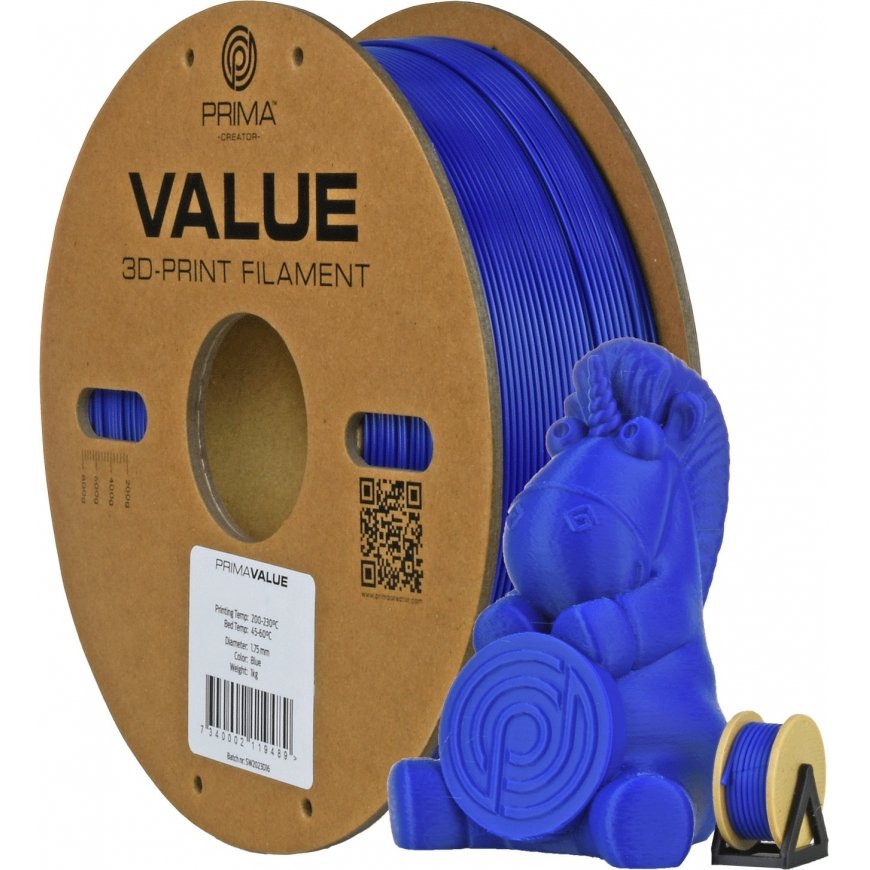 PrimaValue ABS -filamentti 3D -tulostimeen, 1.75 mm, sininen