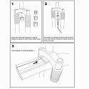 Skydelių komplektas Simpla Hammer SDE SPEEDstrap juodas Skydelių komplektas Simpla Hammer SDE SPEEDstrap juodas