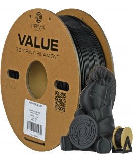 PrimaValue PETG -filamentti 3D -tulostimeen, 1.75 mm, musta
