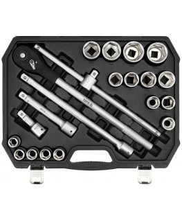 YATO KLUCZE NASADOWE 21 pcs. 3/4" 13351