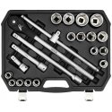 YATO KLUCZE NASADOWE 21 pcs. 3/4" 13351