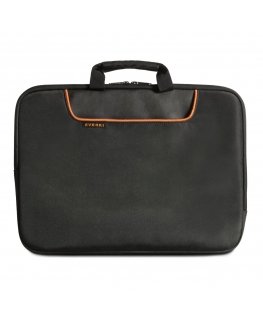Everki EKF808S17B сумка для ноутбука 43,9 cm (17.3") чехол-конверт Черный, Оранжевый