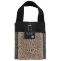 Rento Linen loop back washer 14x70 cm black/linen Rento Linen loop back washer 14x70 cm black/linen
