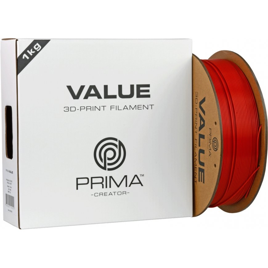 PrimaValue ABS filament for 3D printer, 1.75 mm, red – 2